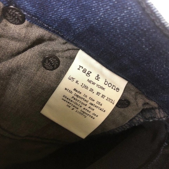 Rag&Bone High Rise Ankle Skinny Jeans - Picture 8 of 12